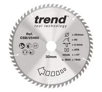Trend Wood Circular Saw Blade 254Mm X 30Mm X 60T CSB/25460