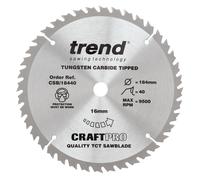 Trend Wood Circular Saw, Plunge Saw, Table Saw - 170-190mm Dia. FULL RANGE