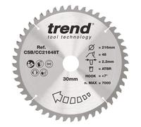 Trend Wood Cordless Atbr Mitre Saw Blade 216Mm X 30Mm X 48T CSB/CC21648T