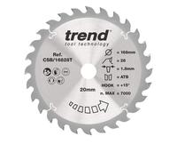 Trend Wood Cordless Circular Saw Blade 168Mm X 20Mm X 28T CSB/16828T