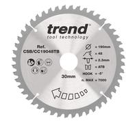 Trend Wood Cordless Mitre Saw Blade 190Mm X 30Mm X 48T CSB/CC19048TB