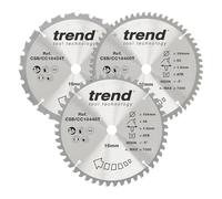 Trend Wood Cordless Mitre Saw Blades, 184mm, 16mm Bore, 24/48/60T