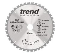 Trend Wood Mitre Saw Blade 254Mm X 30Mm X 40T CSB/CC25440