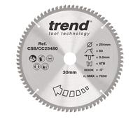 Trend Wood Mitre Saw Blade 254Mm X 30Mm X 80T CSB/CC25480