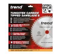 Trend Wood Mitre Saw Blade, 255mm Diameter, 30mm Bore, 42 Teeth, 2.4mm Kerf, -5° Hook, TCT, Fine Finish, CSB/CC25542
