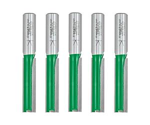 Trend Worktop Router Cutter, 1/2 Inch Shank, Tungsten Tipped, Pack of 5 | Ideal For Precision Worktop Fitting With 12.7mm Cut Diameter, 50mm Cut Length And 1/2 Inch Shank, CR/KFP/4