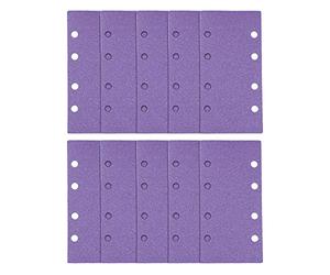 Trend Zirconium 1/3 Sheet Sanding Sheets 93 x 185mm 40 Grit Pack of 10 | Zirconium Sanding Sheets For Fast Stock Removal On Wood, Paint And Metal, Pack Of 10, AB/THD/40Z