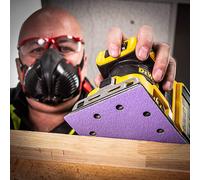 Trend Zirconium 1/4 Sheet 114 x 110mm 80 Grit Sanding Sheets, AB/QTR/80Z, Pack of 10