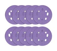 Trend Zirconium 125mm Random Orbit 80 Grit Abrasive Sanding Discs, AB/125/80Z, Pack of 10