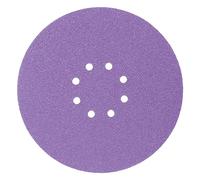 Trend Zirconium 225mm Random Orbit 40 Grit Sanding Discs, Pack of 10