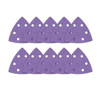 Trend Zirconium 93mm Delta 40 Grit Abrasive Sanding Sheets, AB/OSC/40Z, Pack of 10
