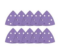 Trend Zirconium 93mm Delta 80 Grit Abrasive Sanding Sheets, AB/OSC/80Z, Pack of 10