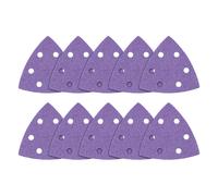 Trend Zirconium 93mm Delta 40 Grit Abrasive Sanding Sheets, AB/OSC/40Z, Pack of 10