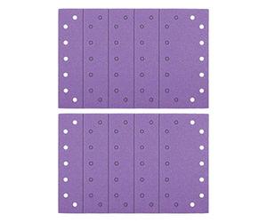 Trend Zirconium Half Sheet 115 x 230 mm 40 Grit Sanding Sheets, Pack of 10 | Zirconium Aluminium Oxide Abrasive Sheets For Fast, Long-Lasting Sanding On Wood And Paint, AB/HLF/40Z