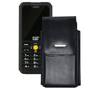 Trendcell Vertical Holster Case For Caterpillar CAT B30 Leather Vertical Case with Rear Belt Loop