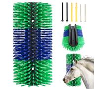 Trendecor Livestock Scratching Brush, Horse Brushes Cow Brush Full Massage Grooming Brush for Grooming Relieve Itching on the Back of Livestock for Horse Goat Sheep Green