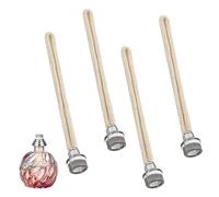 Trendecor Pack of 4 Wick for Oil Lamps 17 cm with Catalytic Burner Catalytic Lamp Replacement with Burner for Room Air Improve Diffuser Aromatherapy