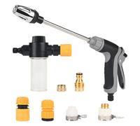 Trendecor Turbo Washer for Garden Hose with Attachment Handle, High Pressure Nozzle for Garden Hose, Turbo Washer, Adjustable Water Flow for Garden Watering, Pet Showers, Car Wash