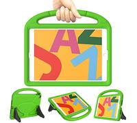 TrendGate Case for New iPad 10.2 Inch 2021/2020/2019 iPad 9th/8th/7th Generation-Lightweight Shockproof Kids iPad Cover 10.2 Inch with Handle Kickstand, iPad 10.2 Case for iPad 9/8/7 Gen - Green