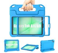 TrendGate Samsung Galaxy Tab A11/A9 Case Kids 8.7 inch 2025/2023 - Blue | Lightweight, Shockproof, Soft, EVA, Dual Angle Handle Stand, Screen Protector, Drop Protection, Kid-proof, A7 Lite 8.7'' 2021