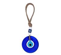 TrendGenius Evil Eye Wall Hanging Decoration, 8.5cm Handmade Blue Glass Turkish Nazar Amulet, Evil Eye Car Hanging Charm for Home, Window, Garden & Door, Gr ood Luck Protection Gift