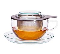 trendglas JENA Around The Tea Time - S with Stainless Steel Strainer, Capacity-400 Mililiter