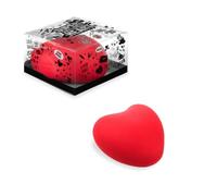 TRENDHAUS 967930 XXL Anti-Stress Squeeze Super Heart, Approx. 15 x 13.5 x 8 cm, Squishy Heart Shape Stress Ball for Children and Adults