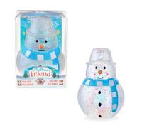 TRENDHAUS 968913 Magic Moments Glitter Maltose Snowman, Approx. 5.8 cm x 8.5 cm x 5.5 cm, Squishy in Snowman Shape, Stress Ball for Children and Adults