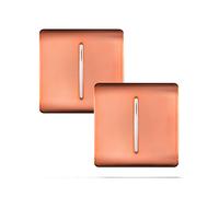 Trendi 1 Gang 2 Way Artistic Modern Glossy 10 Rocker Light Switch (Packs of 2)