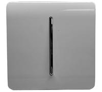 Trendi 1 Gang 3 Way Intermediate Artistic Modern Glossy 10 Amp Rocker Tactile Light Switch