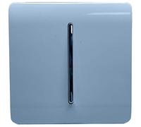 Trendi Switch 1 Gang Intermediate Rocker Light Switch in Sky Blue