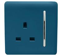 Trendi Switch 1 Gang 13Amp Switched Socket Midnight Blue