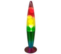 Trendi®16 Inches Tall/Aluminium Base/Soothing Motion/Lamp for/Relaxation/Room Decoration/Cable 1.6m (Rainbow)