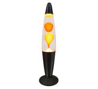 Trendi® 16 Inches Tall/Aluminium Base/Soothing Motion Lamp for/Relaxation/Room Decoration/Cable 1.6m (Yellow Wax/Clear Liquid)