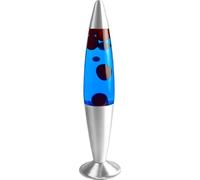 Trendi®16 Inches Tall/Aluminium Base/Soothing Motion/Motion Lamp for/Relaxation/Room Decoration/Cable 1.6m (Red Wax/Blue Liquid)