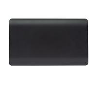 Trendi Switch Artistic Modern Glossy Decorative Screwless Standard Double Wall Blanking Plate for Electrical Sockets, Outlet with Screws in Matt Black - ART-2BLKMBK