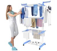 Trendi 4 TIER POLES CLOTHES DRYER in Blue Trendi Blue