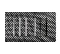 Trendi Switch 6 Gang 1 or 2 Way Modern Designer Light Switch in Carbon Fibre