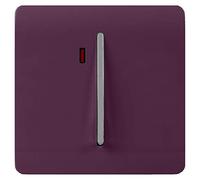 Trendi Artistic Modern Glossy 45 A Tactile Light Switch & Neon Insert