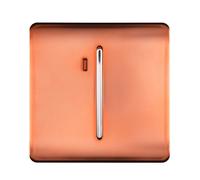 Trendi Copper Range of Switches & Sockets (45 A Light Switch & Neon)