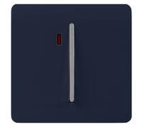 Trendi Switch 1 Gang 45amp Navy Blue Cooker Switch with Neon