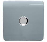 Trendi Artistic Modern Glossy Tactile 1 Gang 2 Way 120w LED Dimmer Switch