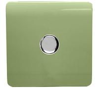 Trendi Artistic Modern 1 Gang 2 Way 120w LED Dimmer switch Moss Green