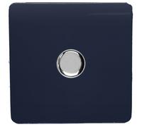 Trendi Artistic Modern Glossy Tactile 1 Gang 2 Way 120w LED Dimmer Switch