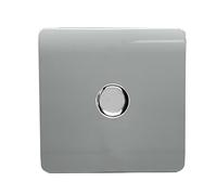 Trendi 1G LED Dimmer Switch - Silver, Silver