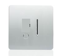 Trendi Artistic Modern Glossy Tactile Fused Spur Switch Silver