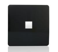 Trendi Artistic Modern Glossy Tactile RJ45 Cat 5e & Cat 6 Ethernet Socket Piano Black ART-PCBK