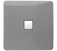 Trendi Artistic Modern Glossy Tactile RJ56 Cat 5e&Cat 6 Ethernet Socket Light Grey