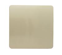 Trendi Artistic Modern Glossy Tactile Single Blanking Plate Gold ART-BLKGO