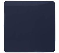 Trendi Artistic Modern Glossy Tactile Single Blanking Plate Navy
